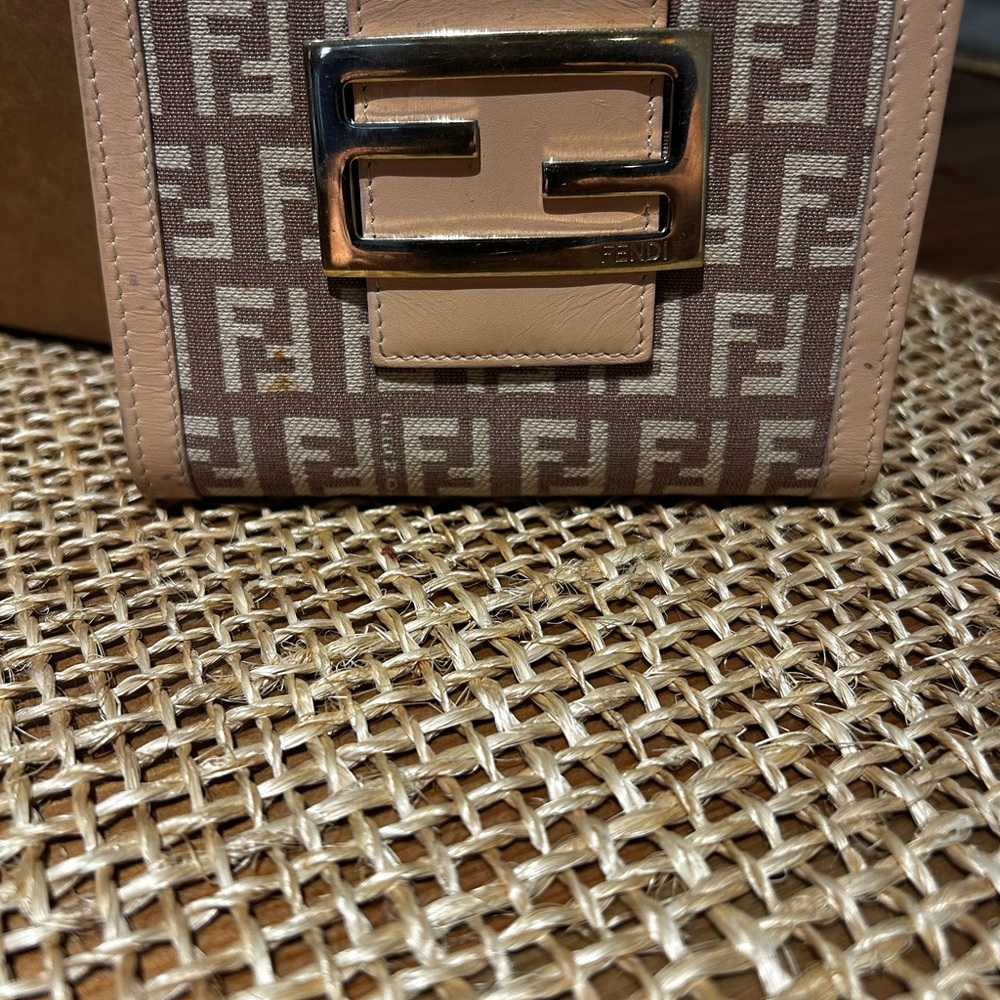 Fendi Signature Print Womens Wallet